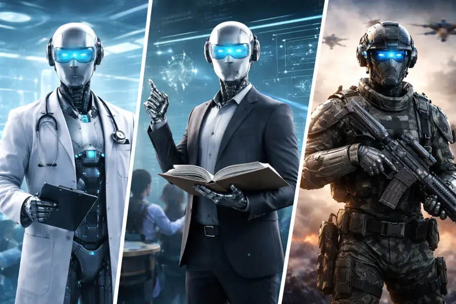 रोबोट्स जो डॉक्टर, टीचर और सोल्जर बन रहे हैं