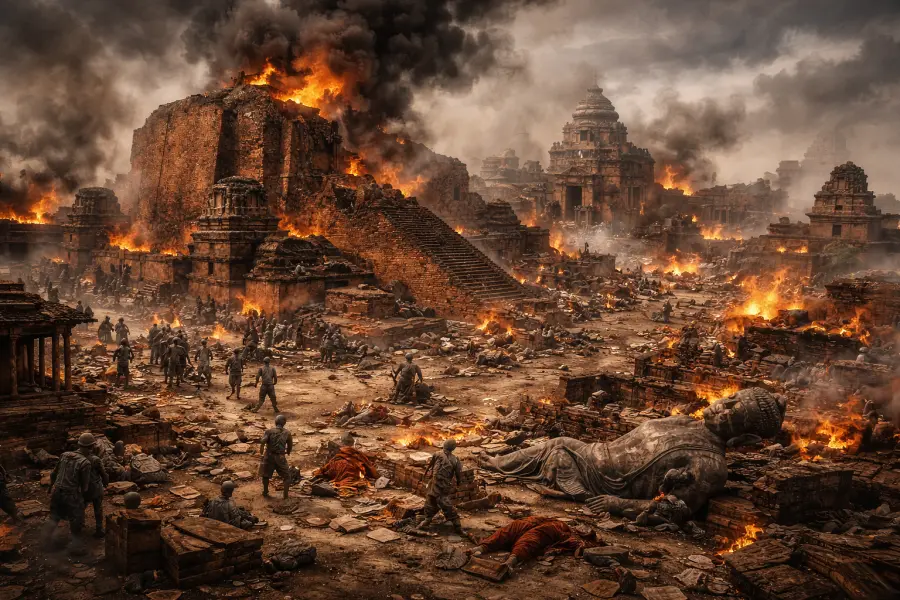 नालंदा विश्वविद्यालय पर आक्रमण: – एक विस्तृत ऐतिहासिक विश्लेषण – GyaanDrishti